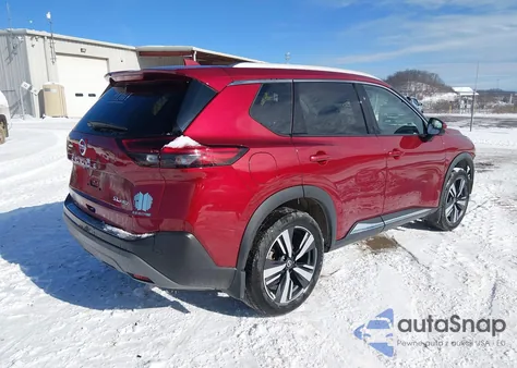 2021 Nissan Rogue Sl Intelligent Awd z USA, uszkodzony, nr VIN 5N1AT3CB6MC689133